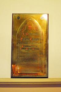 24 S Transept Plaque